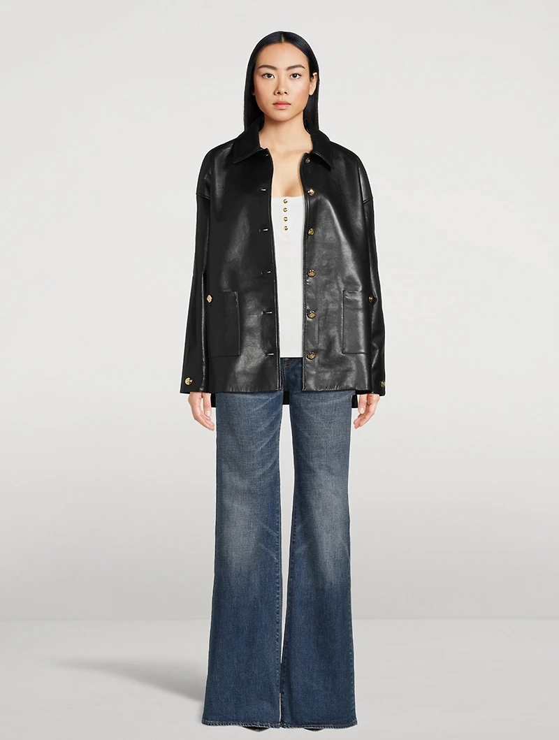 Luca Recycled Leather Jacket