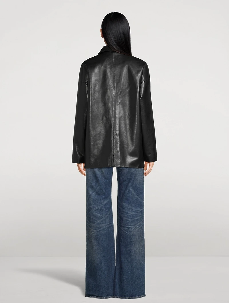 Luca Recycled Leather Jacket