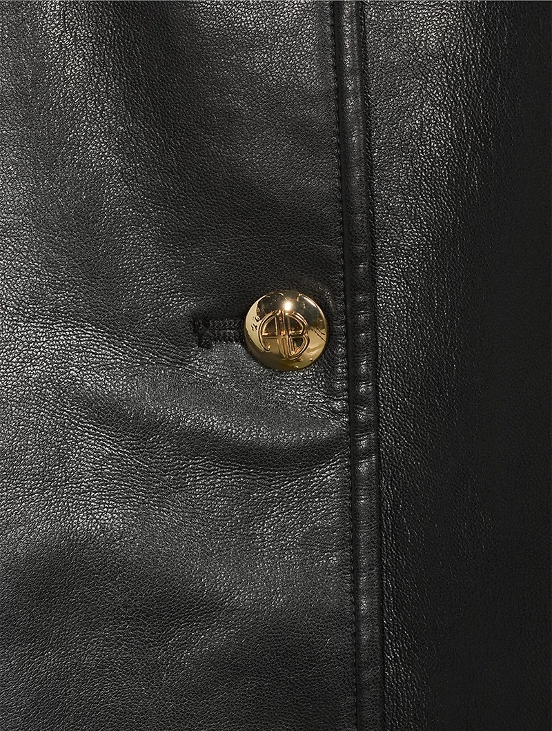 Luca Recycled Leather Jacket