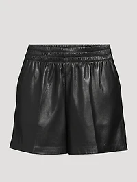 Kam Vegan Leather Shorts