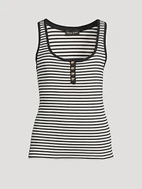 Alessia Tank Top Stripe Print