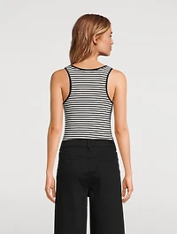 Alessia Tank Top Stripe Print