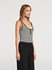 Alessia Tank Top Stripe Print