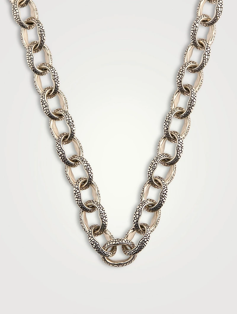 Rayman Silver Chain Necklace