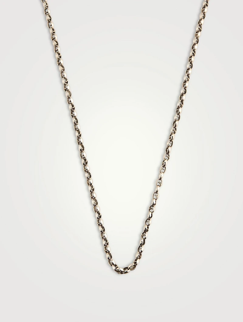 Medium Classic Link Silver Chain Necklace