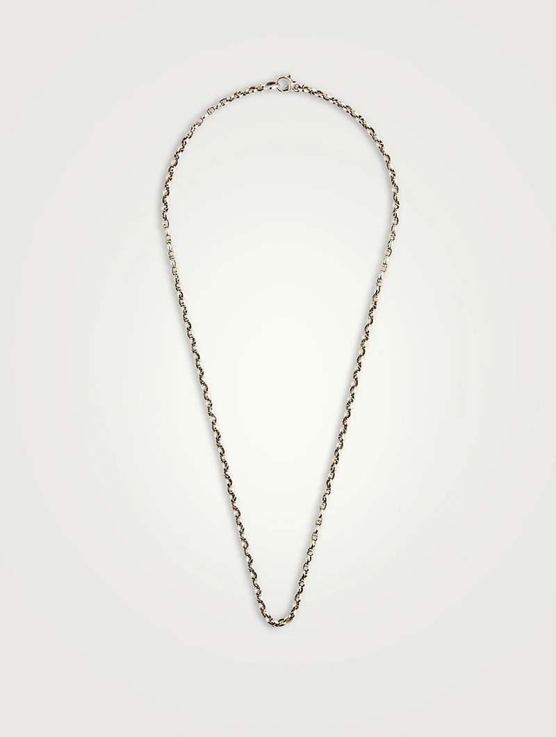 Medium Classic Link Silver Chain Necklace