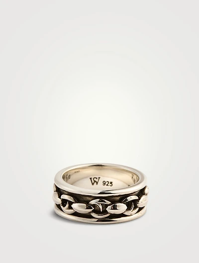 Thorn Classic Link Silver Spinner Ring
