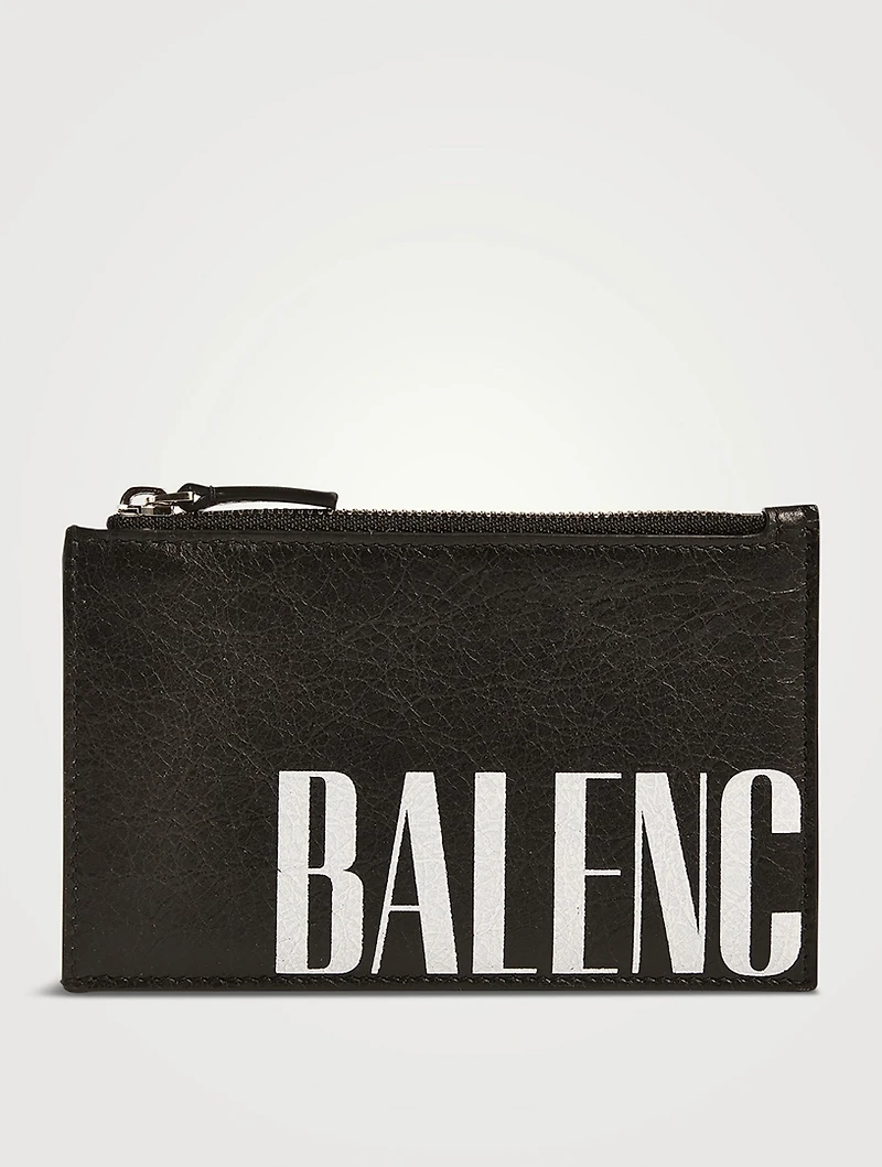 Editor Leather Coin And Card Holder