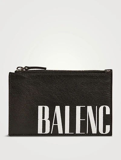 Editor Leather Coin And Card Holder