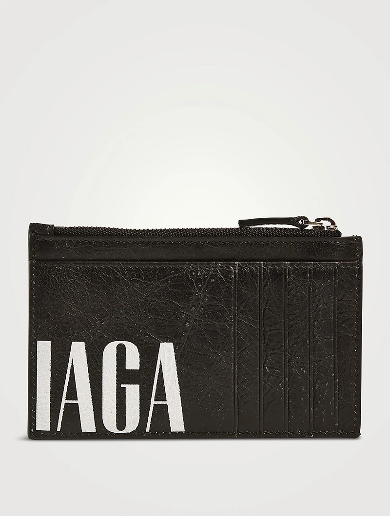 Editor Leather Coin And Card Holder
