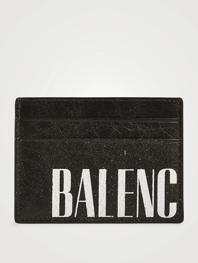 Editor Leather Card Holder