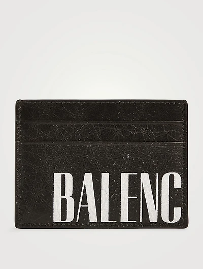 Editor Leather Card Holder