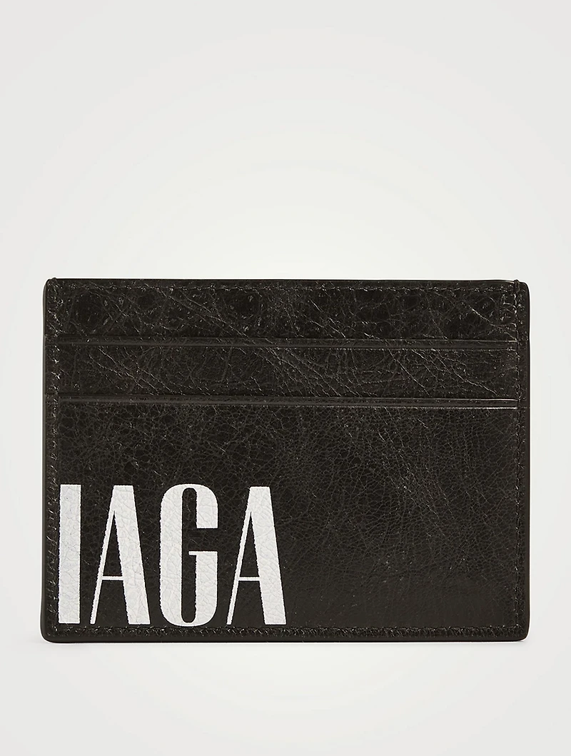 Editor Leather Card Holder