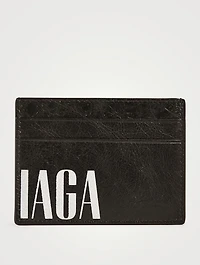 Editor Leather Card Holder