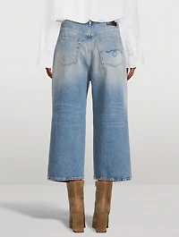 Cropped Wide-Leg Jeans