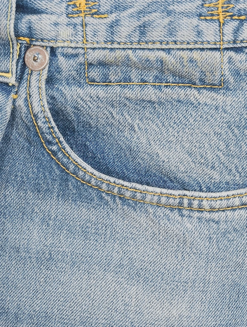 Cropped Wide-Leg Jeans
