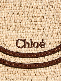 Marcie Raffia Saddle Bag