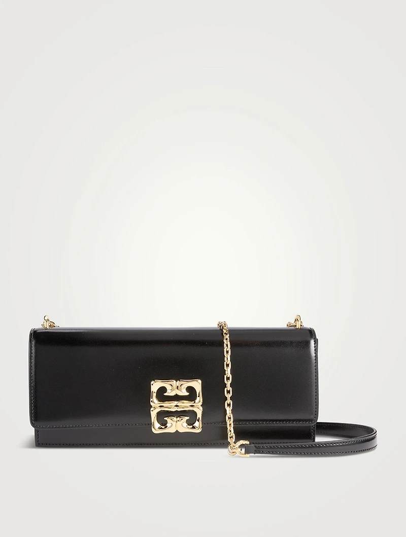 Small 4G Liquid Leather Shoulder Bag