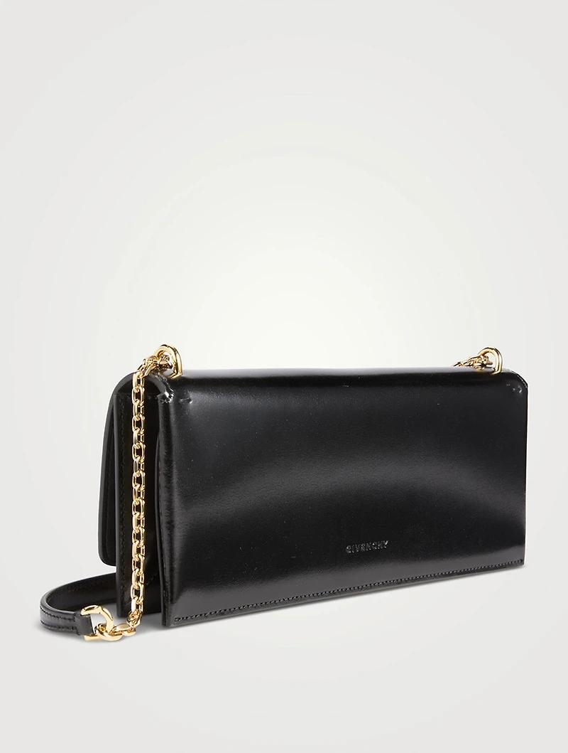 Small 4G Liquid Leather Shoulder Bag