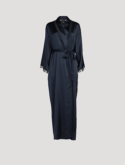 Lace Inset Robe