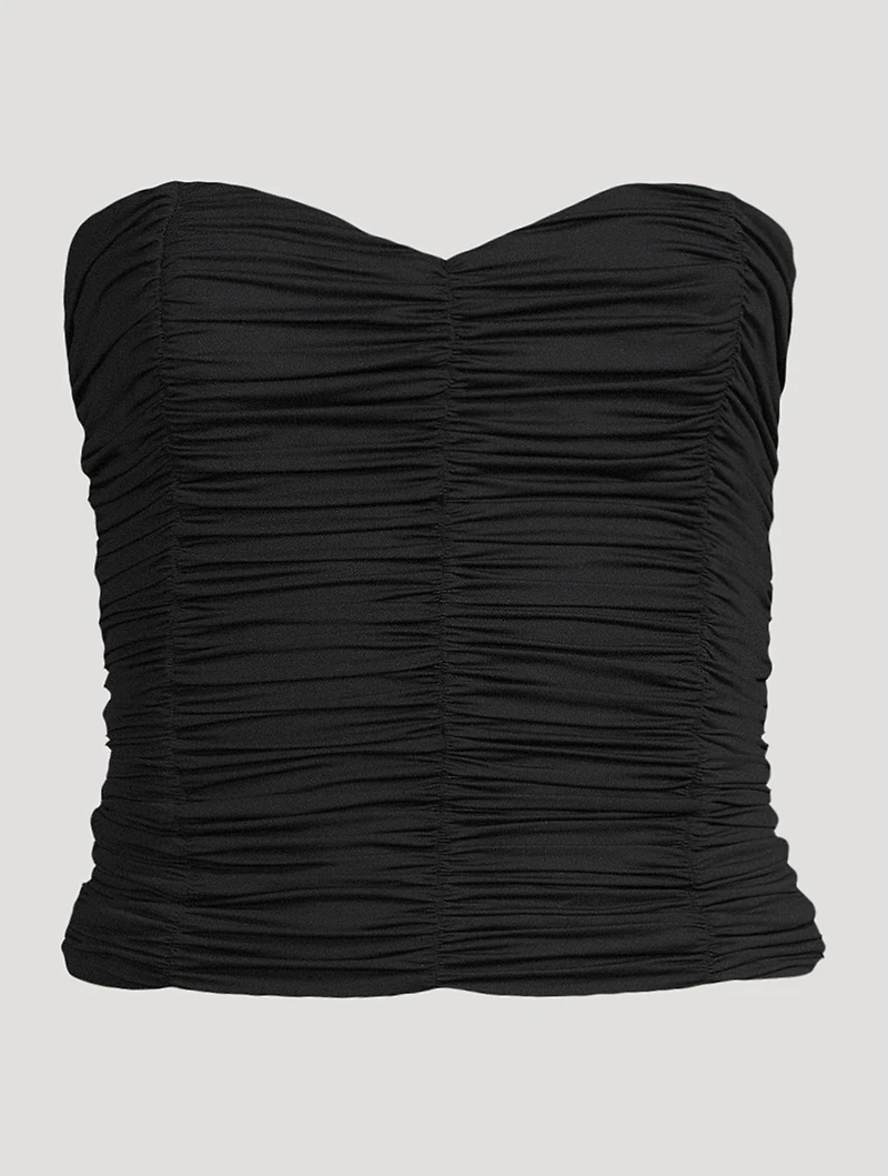 Echauffe Ruched Bustier Top