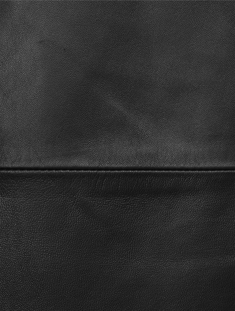 Long Leather Skirt