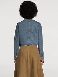 Celeste Cropped Denim Jacket