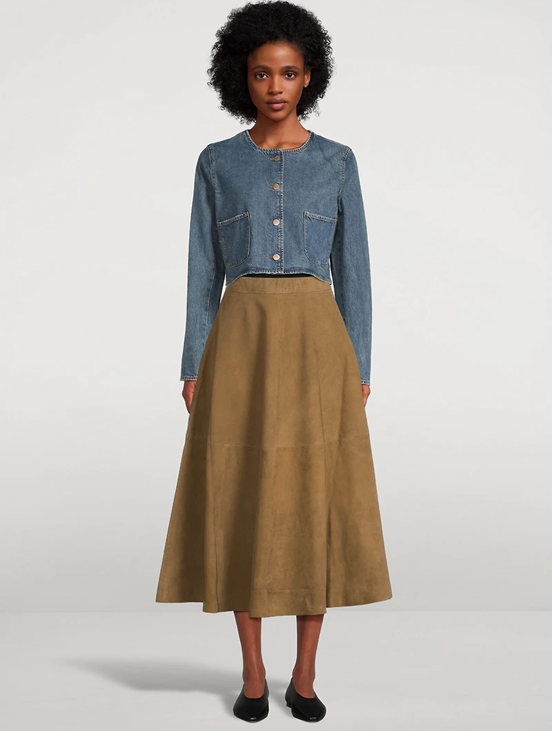 Celeste Cropped Denim Jacket