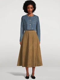 Celeste Cropped Denim Jacket
