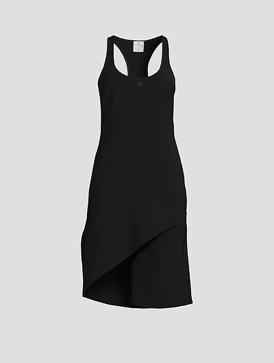 Infinity Pleats Crêpe Dress