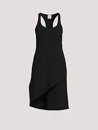 Infinity Pleats Crêpe Dress