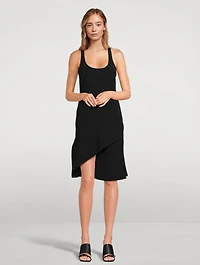 Infinity Pleats Crêpe Dress