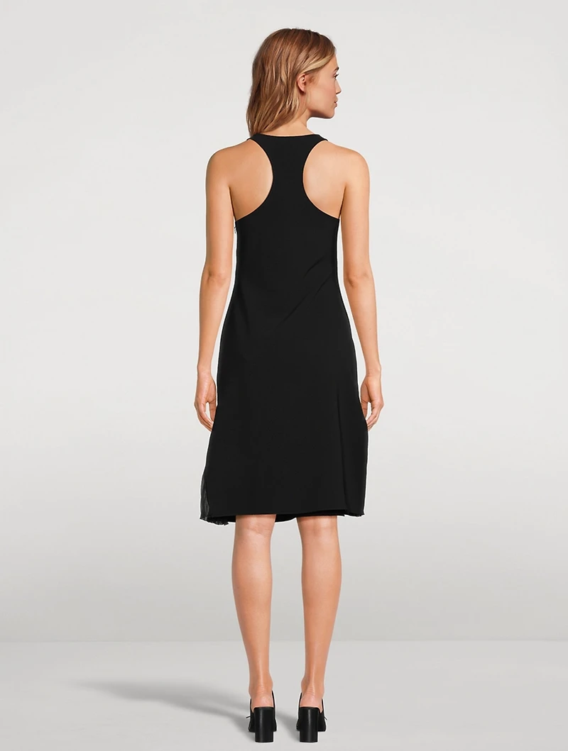 Infinity Pleats Crêpe Dress