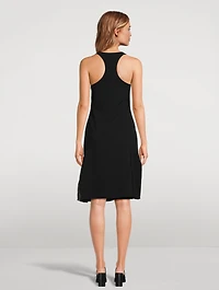 Infinity Pleats Crêpe Dress