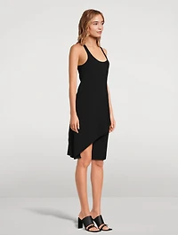 Infinity Pleats Crêpe Dress