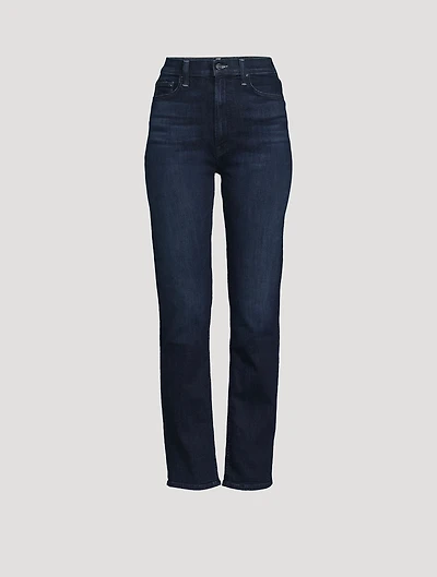 Rider Skimp High-Waisted Straight-Leg Jeans