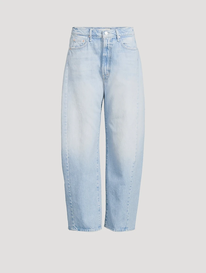 The Full Pipe Barrel-Leg Jeans