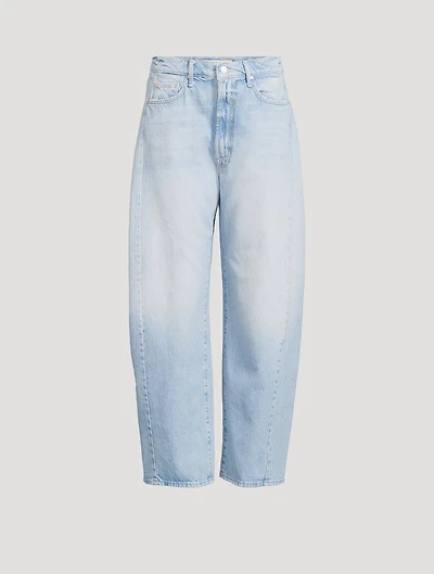 The Full Pipe Barrel-Leg Jeans