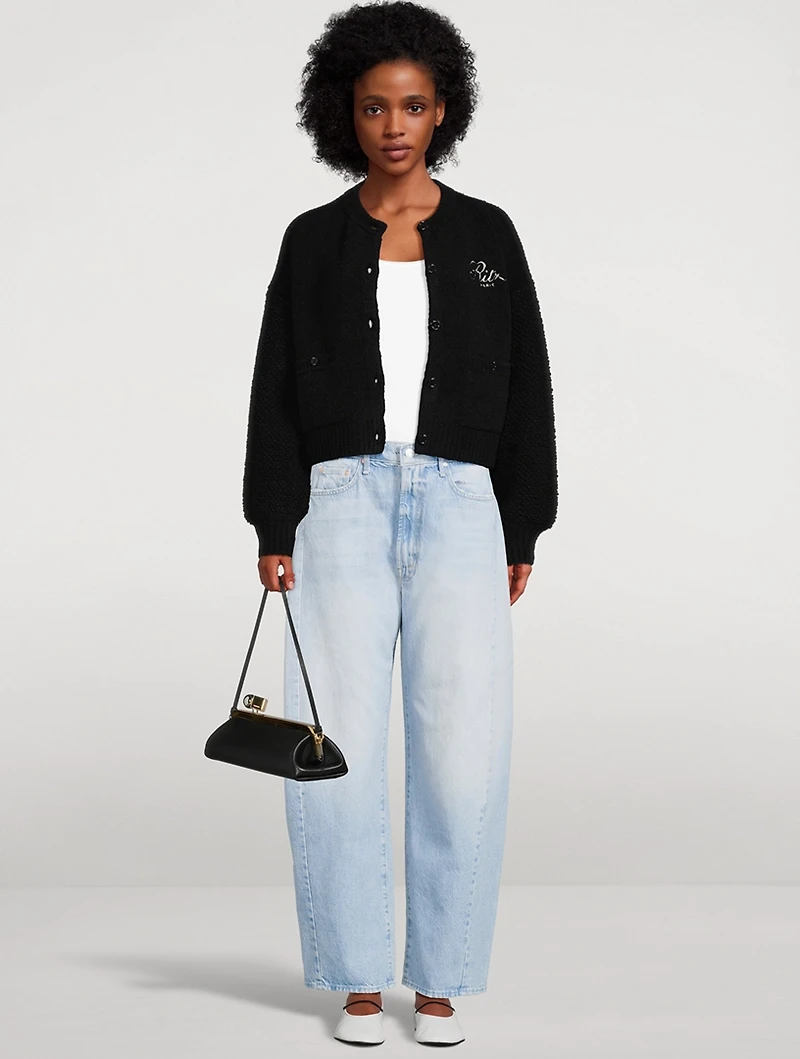 The Full Pipe Barrel-Leg Jeans