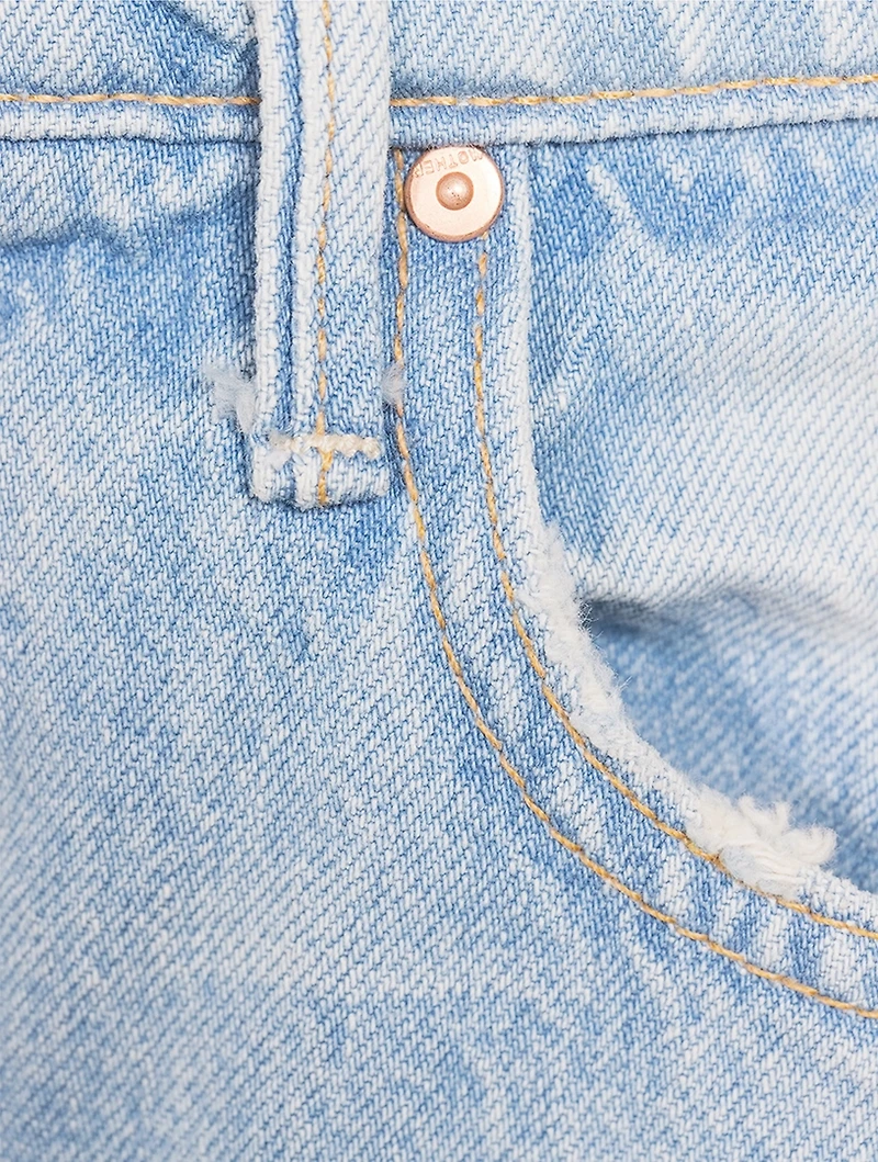The Full Pipe Barrel-Leg Jeans