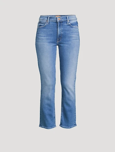 The Dazzler Straight-Leg Cropped Jeans