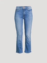 The Dazzler Straight-Leg Cropped Jeans