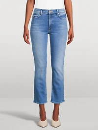 The Dazzler Straight-Leg Cropped Jeans