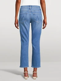 The Dazzler Straight-Leg Cropped Jeans