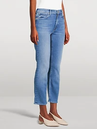 The Dazzler Straight-Leg Cropped Jeans