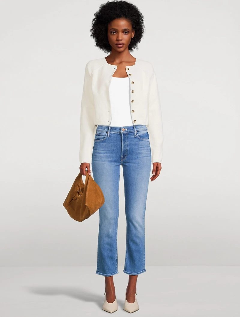 The Dazzler Straight-Leg Cropped Jeans