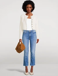 The Dazzler Straight-Leg Cropped Jeans
