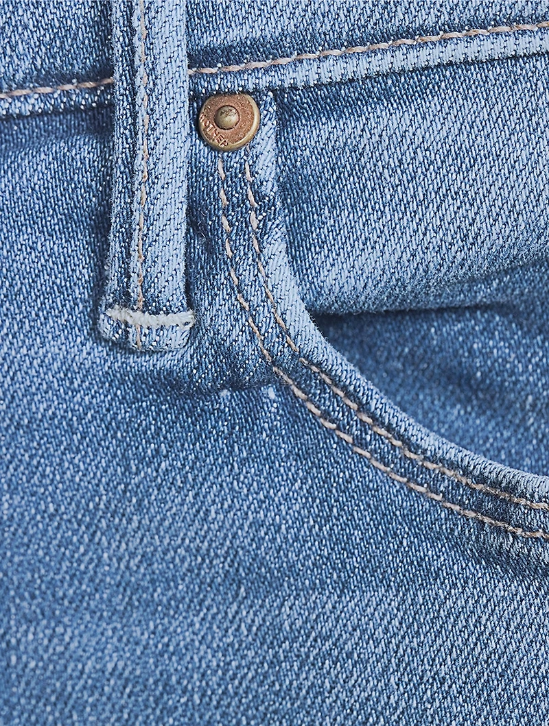 The Dazzler Straight-Leg Cropped Jeans