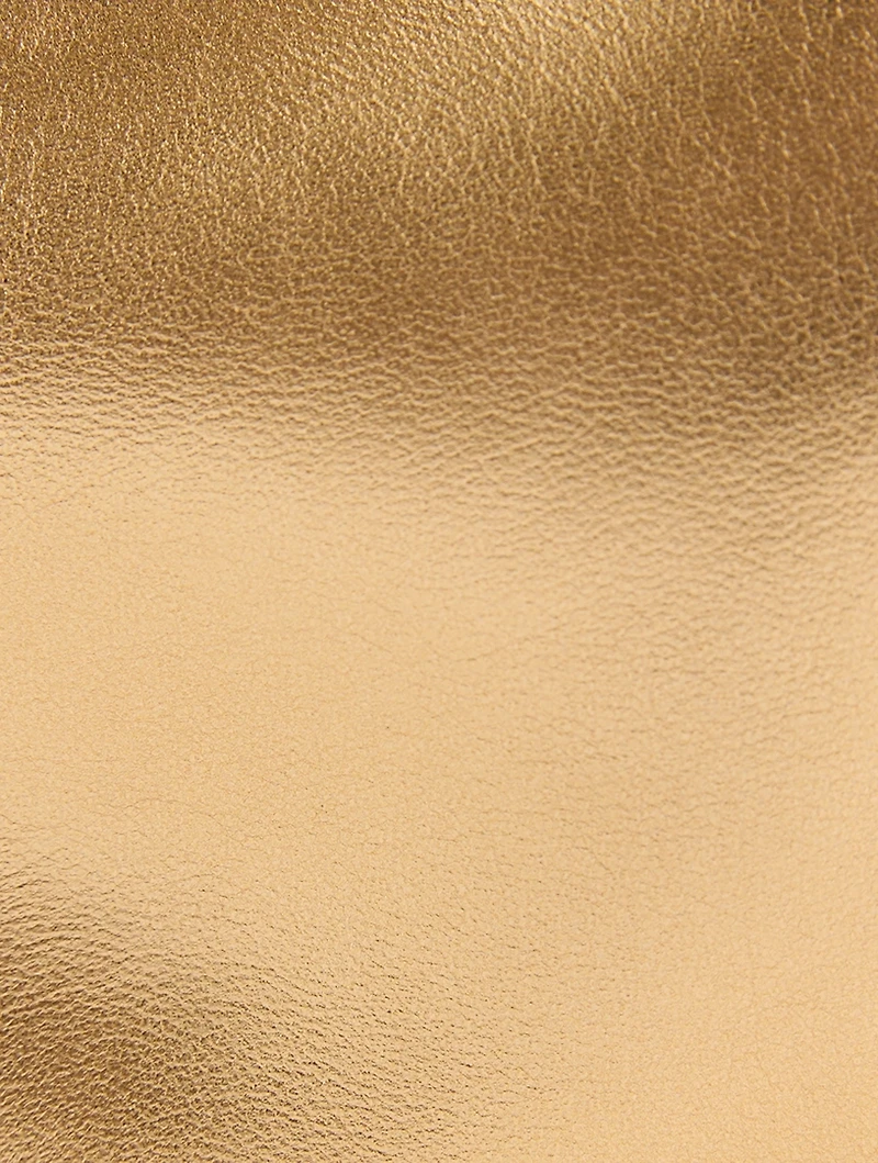 The Caldera Metallic Leather Clutch
