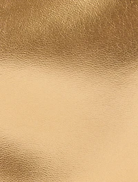 The Caldera Metallic Leather Clutch
